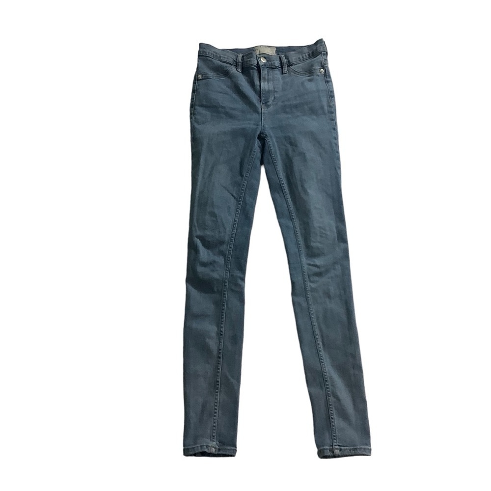 Free People Jeans Sz 26 Skinny High Waist Blue
